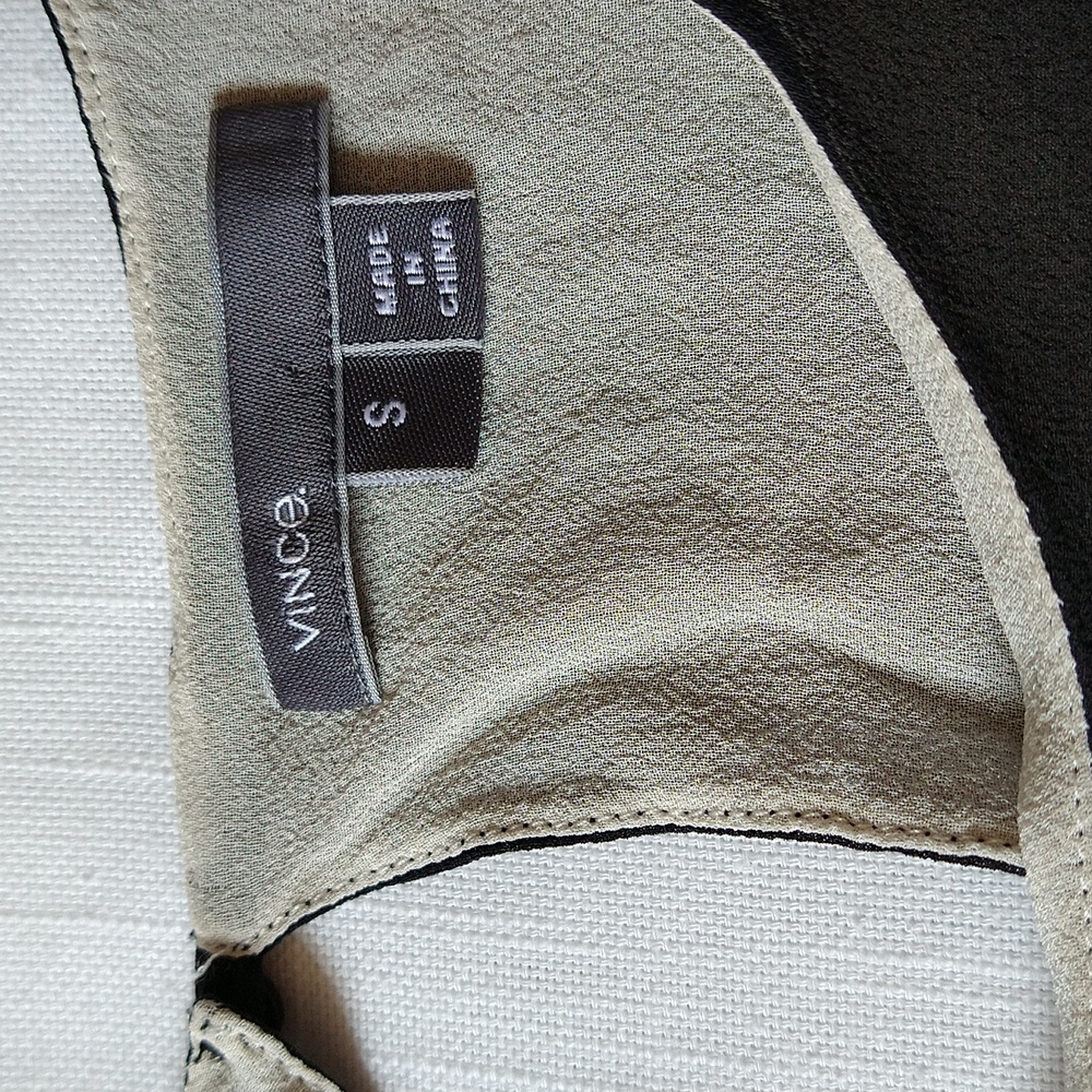 Vince black silk tank top - Picture 8 of 11